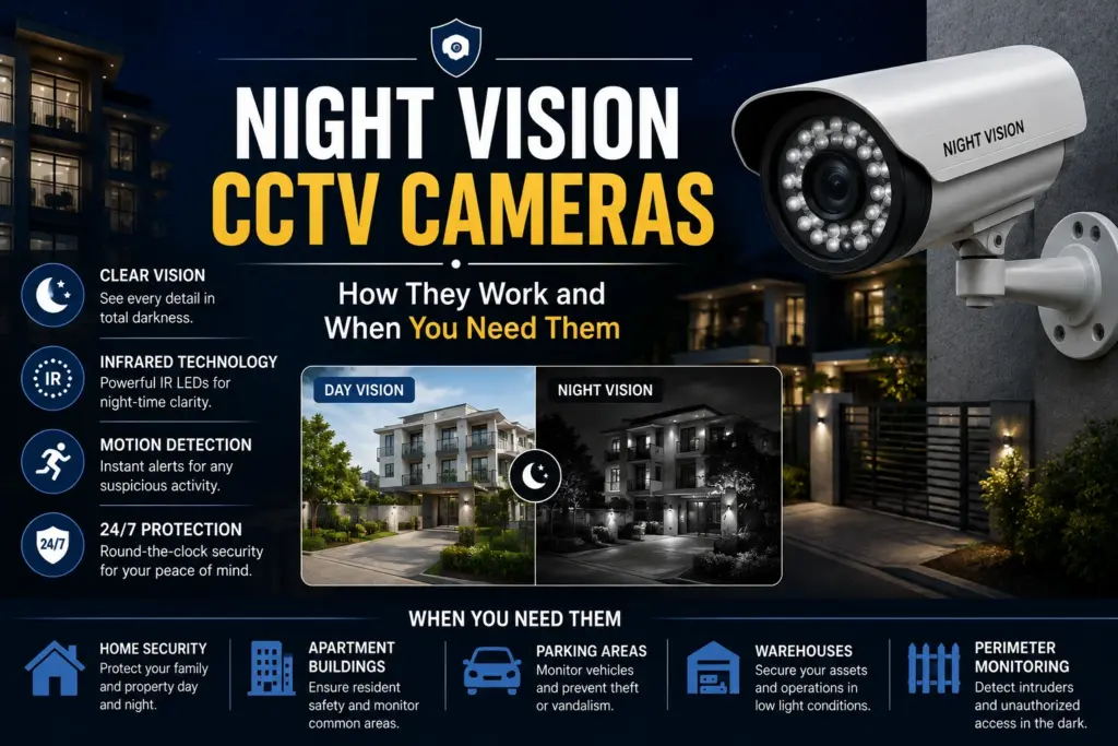 night vision CCTV cameras
