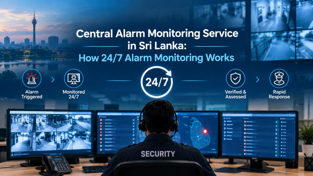 Central Alarm Monitoring Service Sri Lanka | SITREK Technologies